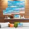 Designart - Indian Ocean Panoramic View - Extra Large Seashore Canvas Art